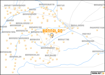 map of Ban Na Lao