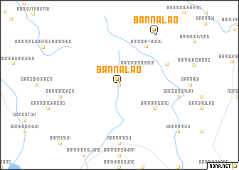 map of Ban Na Lao