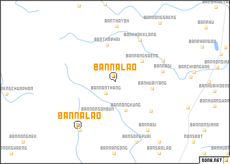 map of Ban Na Lao