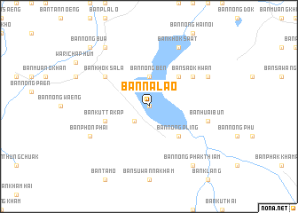 map of Ban Na Lao