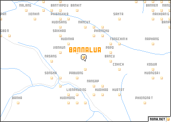 map of Bản Na Lua