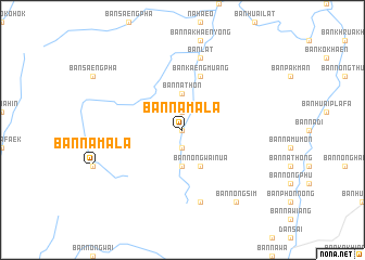 map of Ban Na Mala