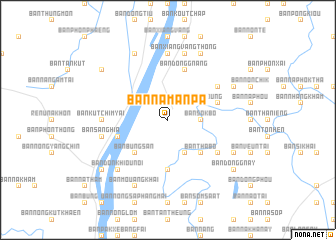 map of Ban Na Man Pa