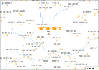 map of Ban Nambông