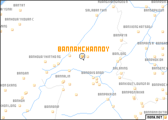 map of Ban Namchan-Noy