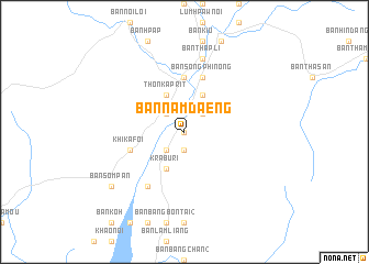 map of Ban Nam Daeng