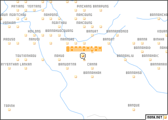 map of Bản Nam Ðăm