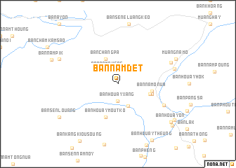 map of Ban Namdèt