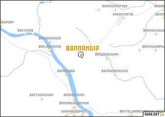 map of Ban Nam Dip