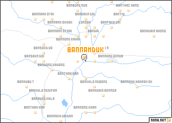 map of Ban Nam Duk
