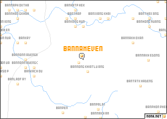 map of Ban Na Me Ven