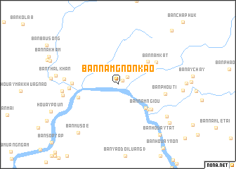 map of Ban Namgnon-Kao
