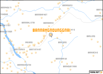 map of Ban Namgnoung-Gnai
