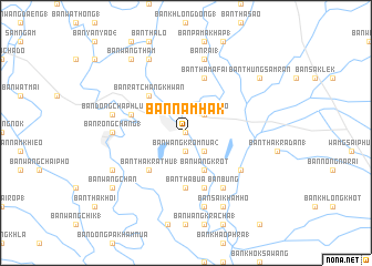 map of Ban Nam Hak