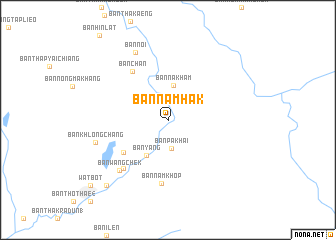map of Ban Nam Hak