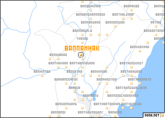 map of Ban Nam Hak