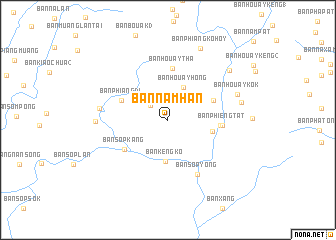 map of Ban Namhan