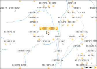 map of Bản Nam Ho