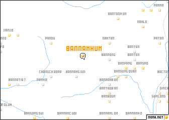 map of Bản Nam Hùm