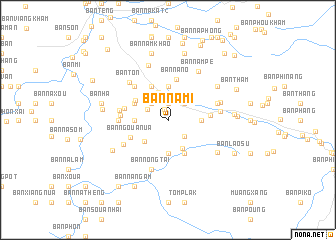 map of Ban Nami