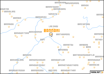 map of Ban Nam-I