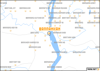 map of Ban Nam Kam