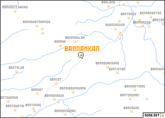 map of Ban Namkan