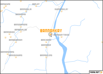 map of Ban Namkay