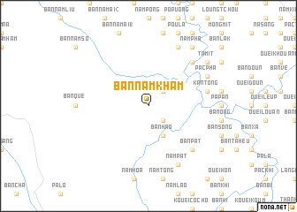 map of Bản Nam Khâm