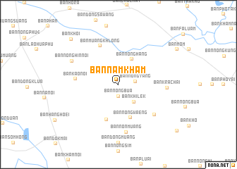 map of Ban Nam Kham