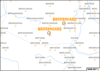 map of Ban Nam Khao