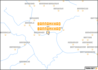 map of Bản Nằm Khao