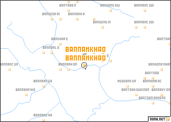 map of Bản Nằm Khao