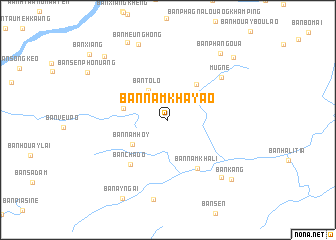 map of Ban Namkhayao