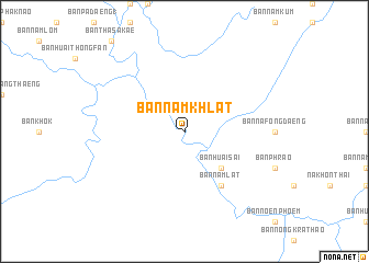 map of Ban Nam Khlat