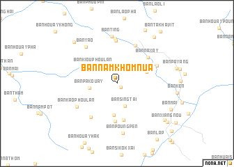 map of Ban Namkhom-Nua