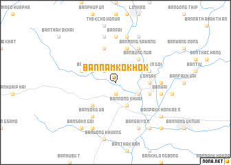 map of Ban Nam Ko Khok