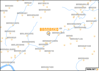 map of Ban Namko