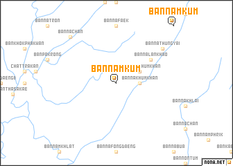 map of Ban Nam Kum