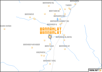 map of Ban Nam Lat