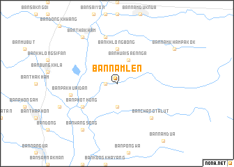 map of Ban Nam Len