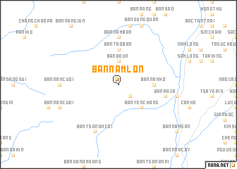 map of Bản Nam Lơn