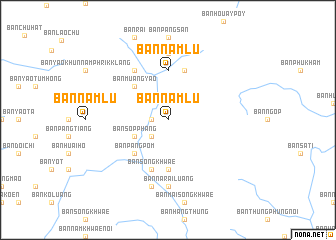 map of Ban Nam Lu