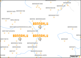 map of Ban Nam Lu