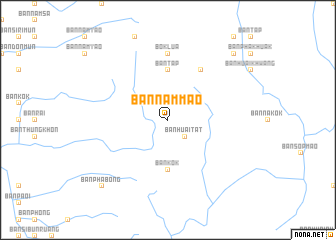 map of Ban Nam Mao