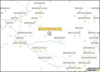 map of Ban Nammèng