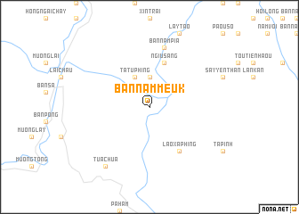 map of Bản Nam Meuk