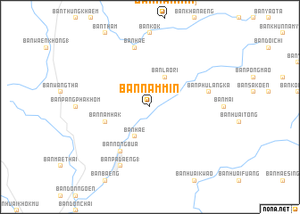 map of Ban Nam Min