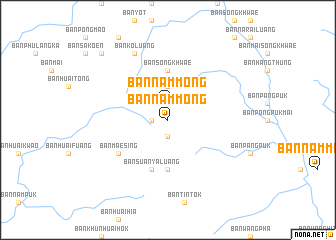 map of Ban Nam Mong