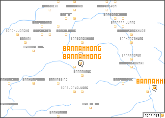 map of Ban Nam Mong